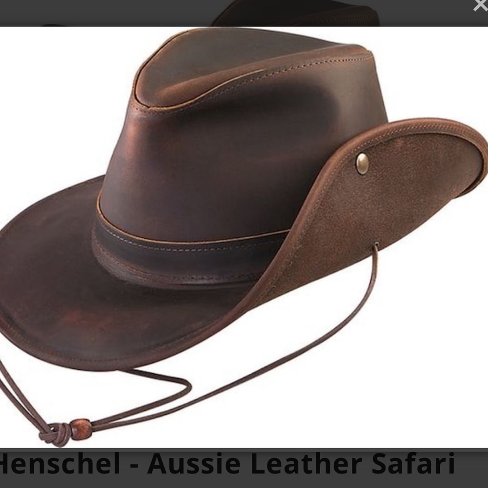 Henschel Leather Safari Hat